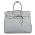 HERMES Birkin 35 linen grey Togo leather