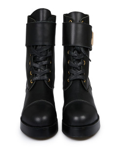 Boots LOUIS VUITTON Ranger Wonderland noires T40