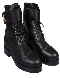 Boots LOUIS VUITTON Ranger Wonderland noires T40