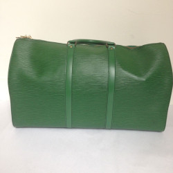 Weekender LOUIS VUITTON cuir épi vert