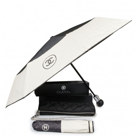 Parapluie de golf CHANEL bicolore