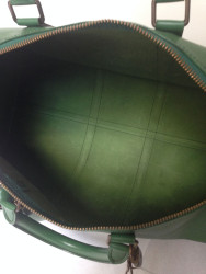 Weekender LOUIS VUITTON cuir épi vert