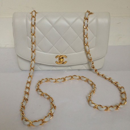 Sac classique blanc CHANEL