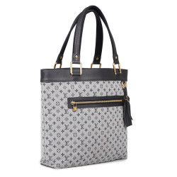 LOUIS VUITTON denim canvas Lucille tote bag