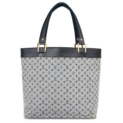 LOUIS VUITTON denim canvas Lucille tote bag