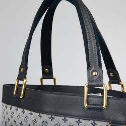 LOUIS VUITTON denim canvas Lucille tote bag