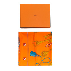 Grand foulard HERMES Les Clefs soie