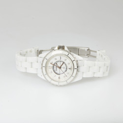 CHANEL  J12 watch in white ceramic