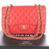 sac jumbo CHANEL veau lisse rouge