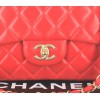 sac jumbo CHANEL veau lisse rouge