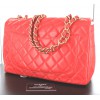 sac jumbo CHANEL veau lisse rouge