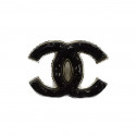 Broche CHANEL violet foncé