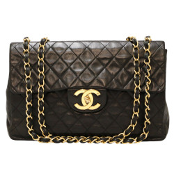 Maxi jumbo CHANEL Vintage noir