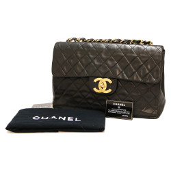 Maxi jumbo CHANEL Vintage noir