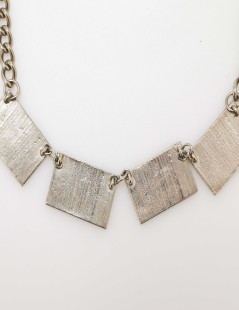  JEAN PAUL GAULTIER Vintage checkered mosaic necklace