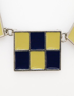 JEAN PAUL GAULTIER vintage checkered necklace