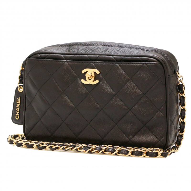 Sac chanel sale caviar noir