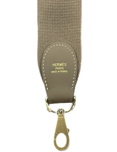 Bandoulière Sport HERMES étoupe