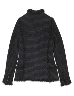 Veste T 42 CHNEL tweed noir