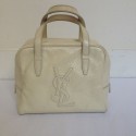 Mini bag YVES SAINT LAURENT patent leather cream