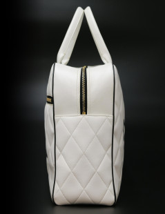 Sac Bowling CHANEL blanc voyage