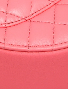 CHANEL pink heart bag