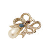 Broche CHANEL noeud strass