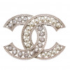 Broche CHANEL CC argent