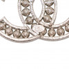 Broche CHANEL CC argent