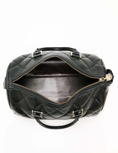 Cabas CHANEL cuir de veau noir Vintage