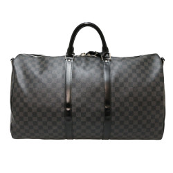 Sac Keepall 50 Bandoulière LOUIS VUITTON Damier graphite