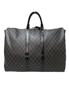 Sac Keepall 50 Bandoulière LOUIS VUITTON Damier graphite