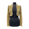 Gilet crop top CHANEL T34 Paris-Dubai