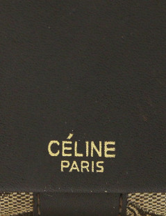 CELINE cotton canvas travel case