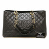 Cabas CHANEL cuir caviar noir