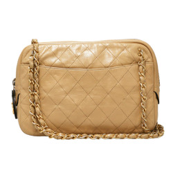 Sac caméra CHANEL beige