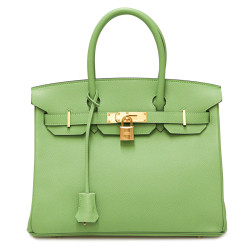 Birkin 30 HERMES epsom vert