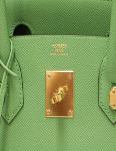 Birkin 30 HERMES epsom vert