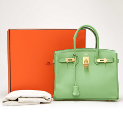 Birkin 30 HERMES epsom vert