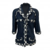 Veste en jean CHANEL bleue