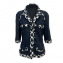 Veste en jean CHANEL bleue T42