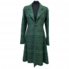 Manteau long CHANEL tweed vert