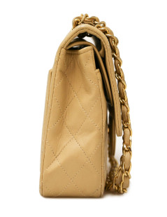 Timeless beige CHANEL cuir d'agneau