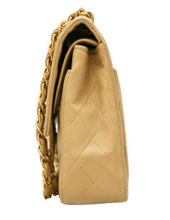 Timeless beige CHANEL cuir d'agneau