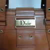 Grand sac DIOR en cuir marron