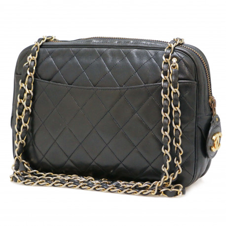 Sac camera CHANEL noir vintage - VALOIS VINTAGE PARIS