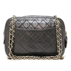 Sac camera CHANEL noir vintage