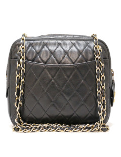 Sac camera CHANEL noir vintage