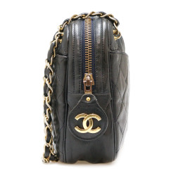 Sac camera CHANEL noir vintage