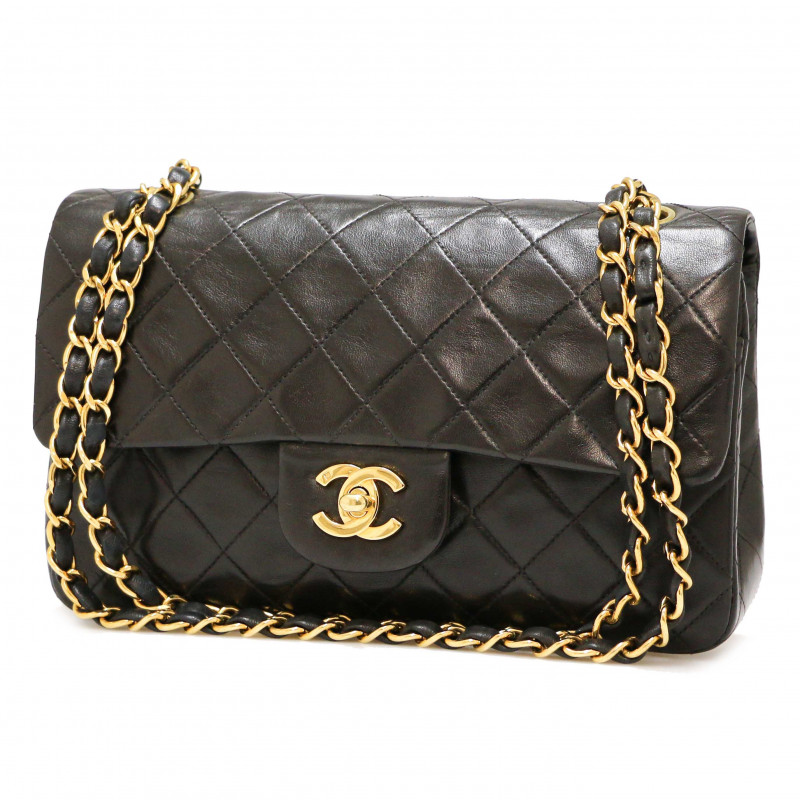 Small timeless CHANEL noir vintage VALOIS VINTAGE PARIS